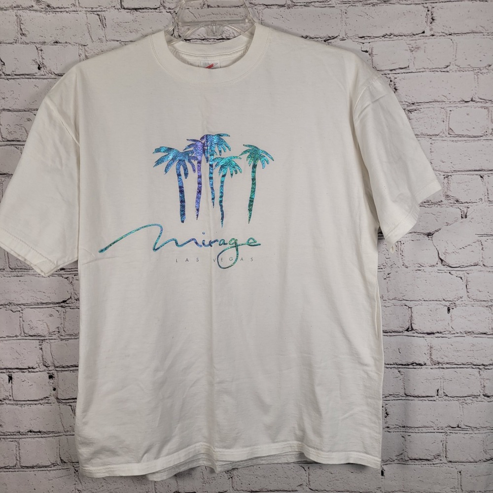 Vintage Jerzees Las Vegas Mirage Hotel t-shirt 1990s XL - Picture 3 of 5